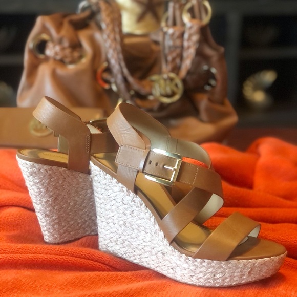 MICHAEL KORS Platform Wedge Sandals